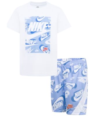 Nike - Little Boys 2-Piece T-Shirt & Mesh Shorts Set