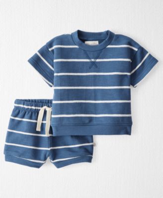 Carter's - Baby Boys Organic Cotton 2-Pc. French Terry Top & Shorts Knit Set
