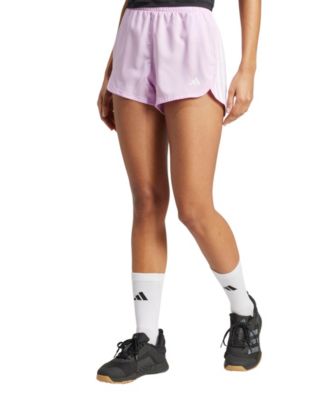 adidas - Women's Pacer 3-Stripes High-Rise Woven Training Shorts