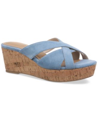 Giani Bernini - Women's Juliaa Slip-On Wedge Sandals
