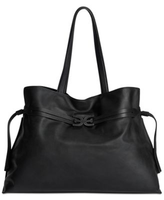 Sam Edelman - Poppy Extra Large Leather Drawstring Crossbody
