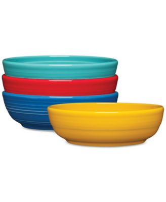 Fiesta - Vibrant Coupe 6.75" Salad Bowls, Set of 4