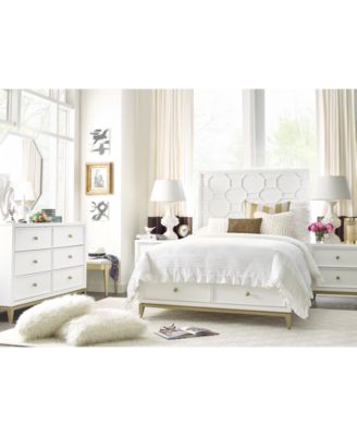 Furniture - Rachel Ray Chelsea 3-Pc. Bedroom Set (Full Bed, Small Dresser & Small Nightstand)